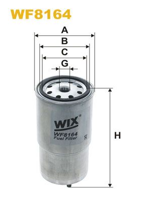 WIX FILTERS Degvielas filtrs WF8164